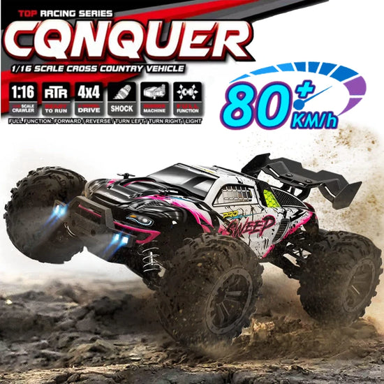 4WD 1:16 80KM/H Super Brushless 50KM/H Brushed RC