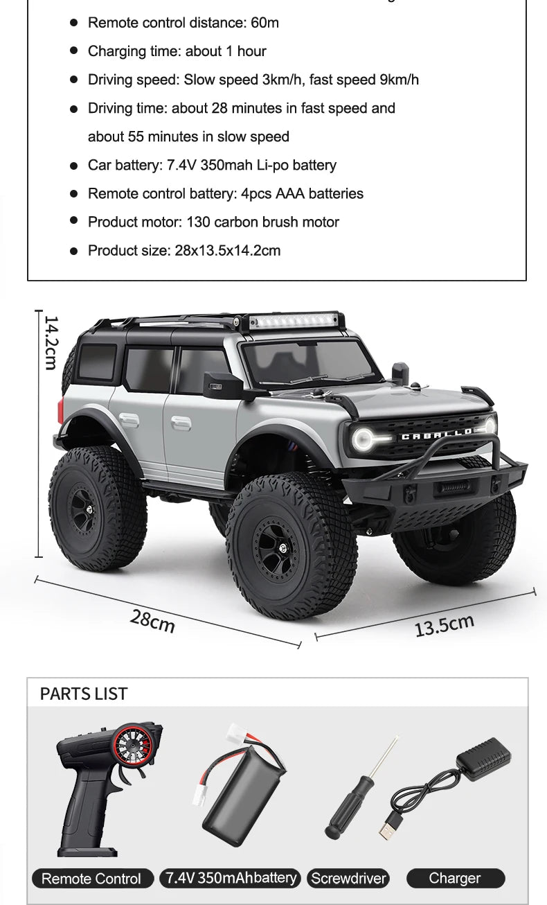 WLtoys Limited Time Offer WLtoys 184023 1/18 RC Off-Road Car - ElectronAge