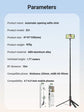 ACEFAST Selfie Stick Automatic Pop-Up Tripod with Bluetooth Remote Control Aluminum Alloy Live Broadcast Holder Extendable 1.77M