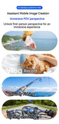 Universal Neck Mount Phone Camera Holder,Magnetic And Clip Compatible With IPhone Samsung 360 Rotation Hands-Free For Video Live