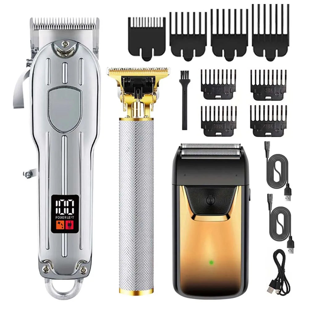 SHUYU Professional Hair Clipper and Trimmer Set - ElectronAge
