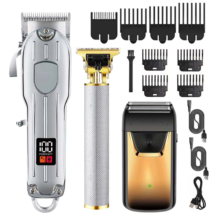 SHUYU Professional Hair Clipper and Trimmer Set - ElectronAge