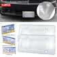 1/2 Pack Clear License Plate Tag Frame Covers Shields Protector for Car/Truck