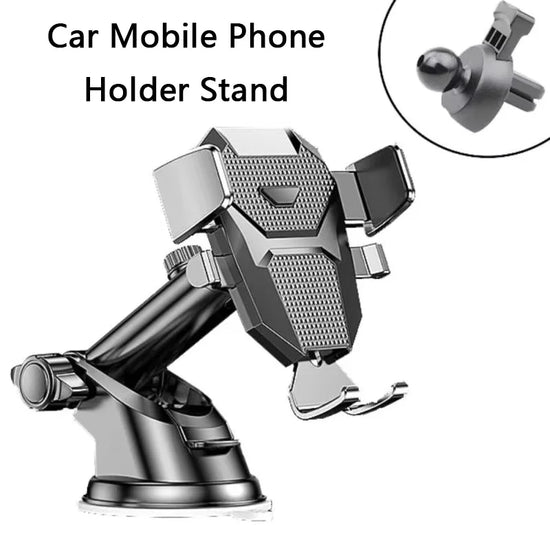 Sucker Car Phone Holder GPS Car Mount Stand GPS Cell Phone Holder Stand For iPhone 17 16 15 Pro Xiaomi Mobile Phone Accessories