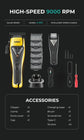 VGR Hair Trimmer Adjustable Hair Cut Machine Electric Hair Trimmers Vector Motor Barber Clippers 9000 RPM Trimmers for Men V-015