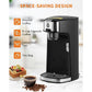 Single Serve Coffee Maker One-Button Fast Brew for Capsule Ground Tea Pod Coffee Maker for Home Office RV Camping Auto Shut Off