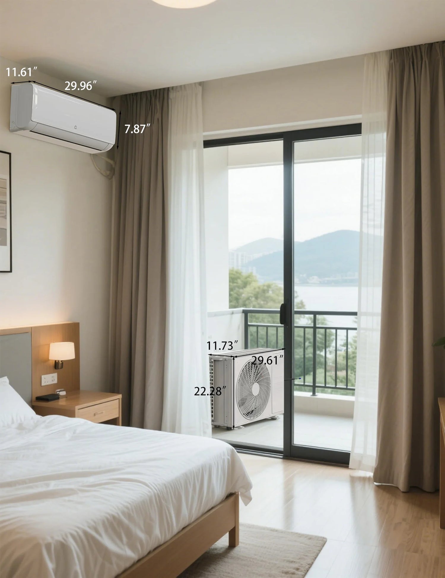 Acekool 12000 BTU 115V Mini Split Air Conditioner - ElectronAge