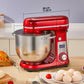 BioloMix Kitchen Food Stand Mixer, Blender, Quiet Motor, Cream Egg Whisk, Whip Dough Kneader, 6-Speed, 1200 W, 6 L, DC - ElectronAge
