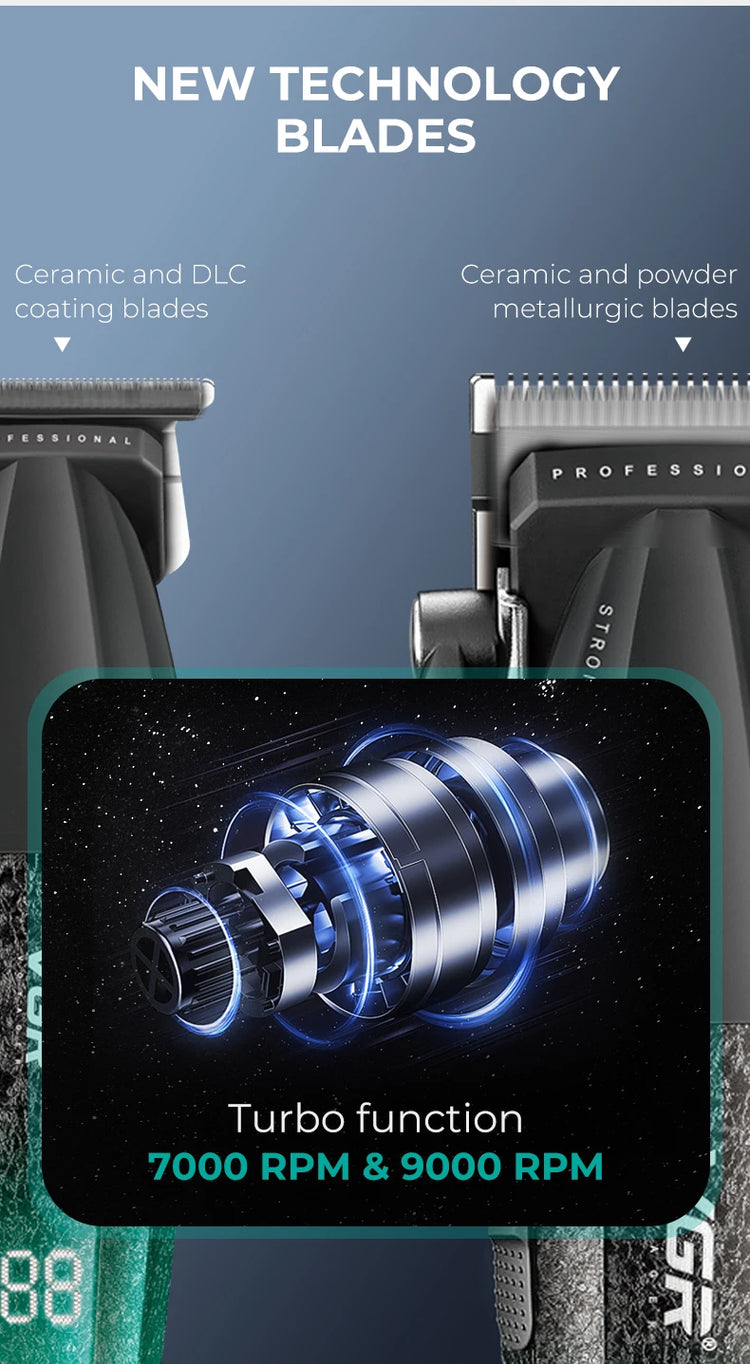 VGR Hair Trimmer Professional 9000 RPM Hair Clipper - ElectronAge