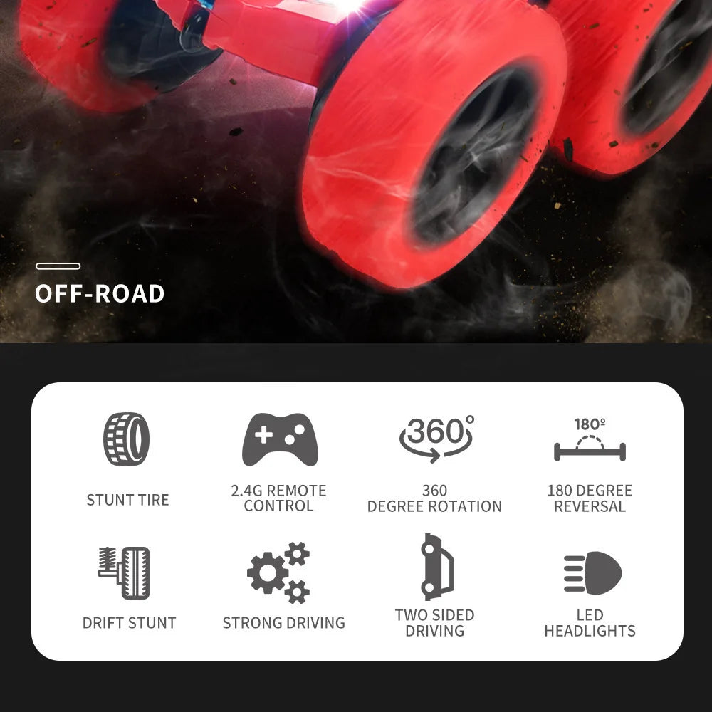 360-degree flipping double-sided stunt car - ElectronAge