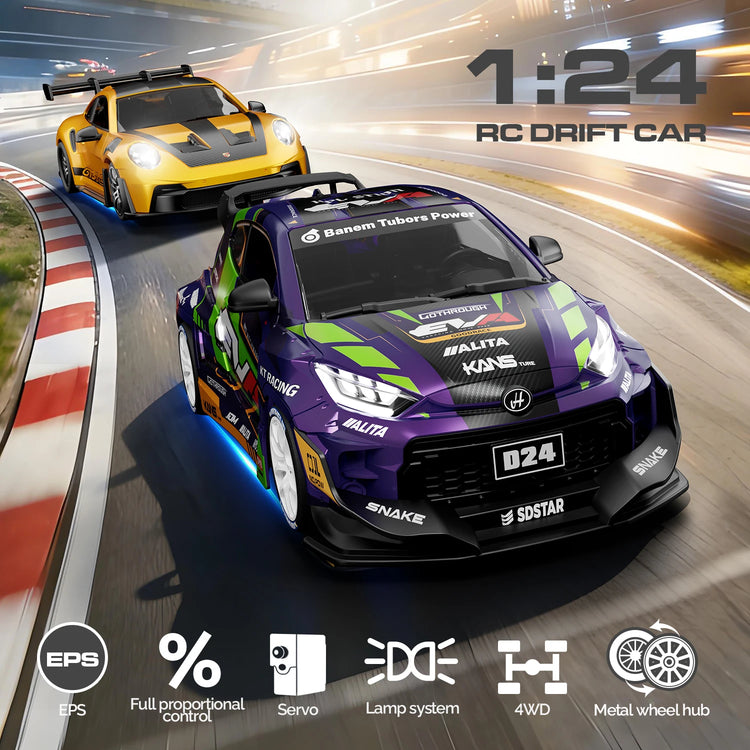 1:24 Scale 4WD RC Remote Control Racing Car - ElectronAge