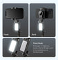 Selfie Stick Tripod Desktop Gimbal Stabilizer Face Tracking Fill Light 360 Rotation for Live Video Shooting Aluminum Alloy Q18