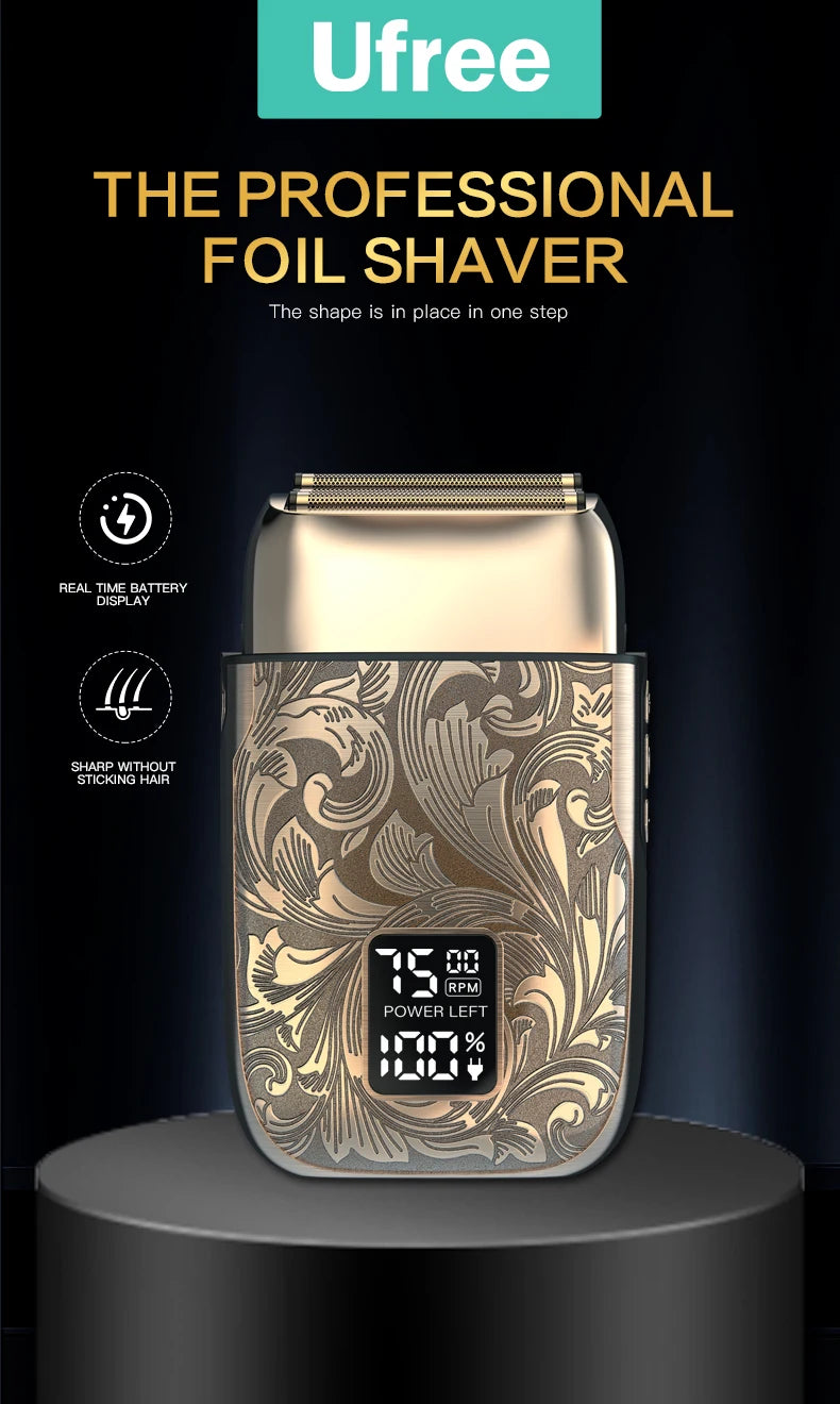 Ufree Close Shaver Electric Foil Shavers for Men - ElectronAge