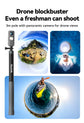 TELESIN 1.2M 3M Carbon Fiber Selfie Stick Monopod Extendable With 1/4 Screw For GoPro Insta360 Osmo Action DJI Action Camera