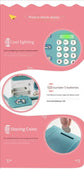 Banknote fingerprint deposit box Electronic ATM Coin deposit box Cash safe Large space bank Children&