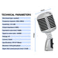KDES 55SH SERIES II Professional Wired Vintage Classic Microphone - ElectronAge