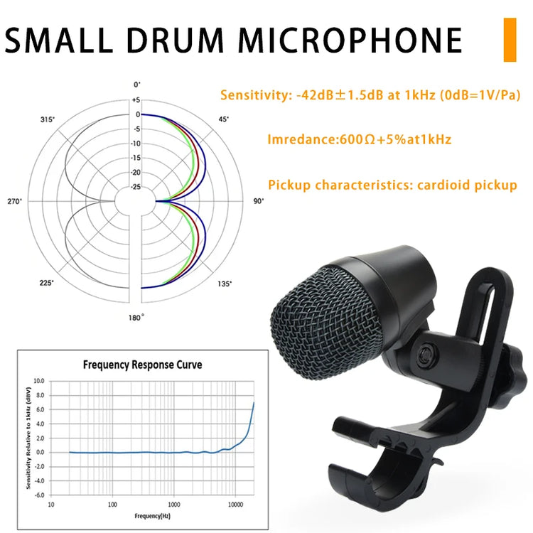 NILUNWEI E904 Military Drum Heart-Shaped Dynamic Microphone - ElectronAge