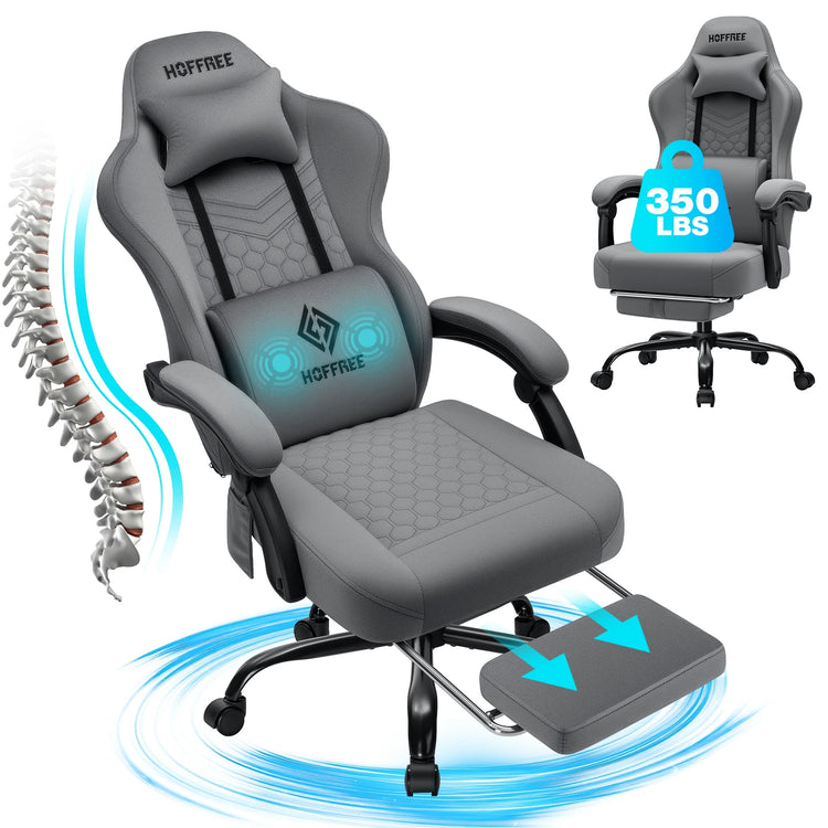 Gaming Chair with bluetooth Speakers - ElectronAge
