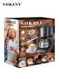 124Coffee Maker, 3-in-1 Single Serve Coffee Maker, Pod Coffee Maker for K-Pod Capsule Pods, Ground Coffee Maker, Leaf Tea Maker