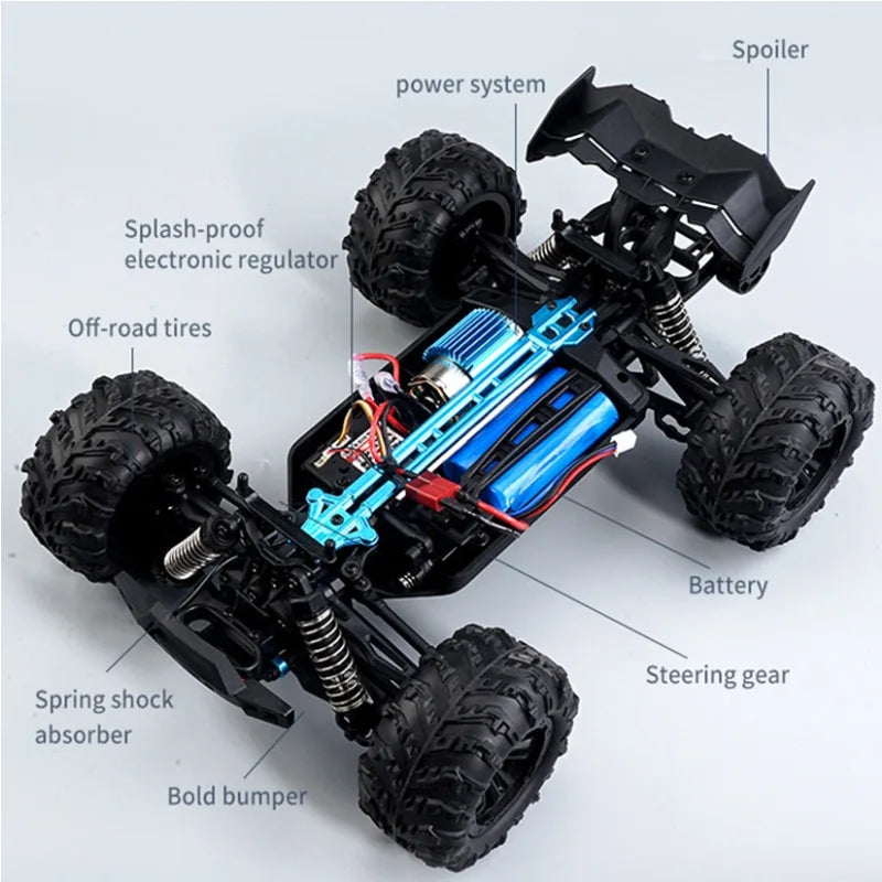 WLTOYS 16102 RC Cars 2.4G 390 Moter - ElectronAge