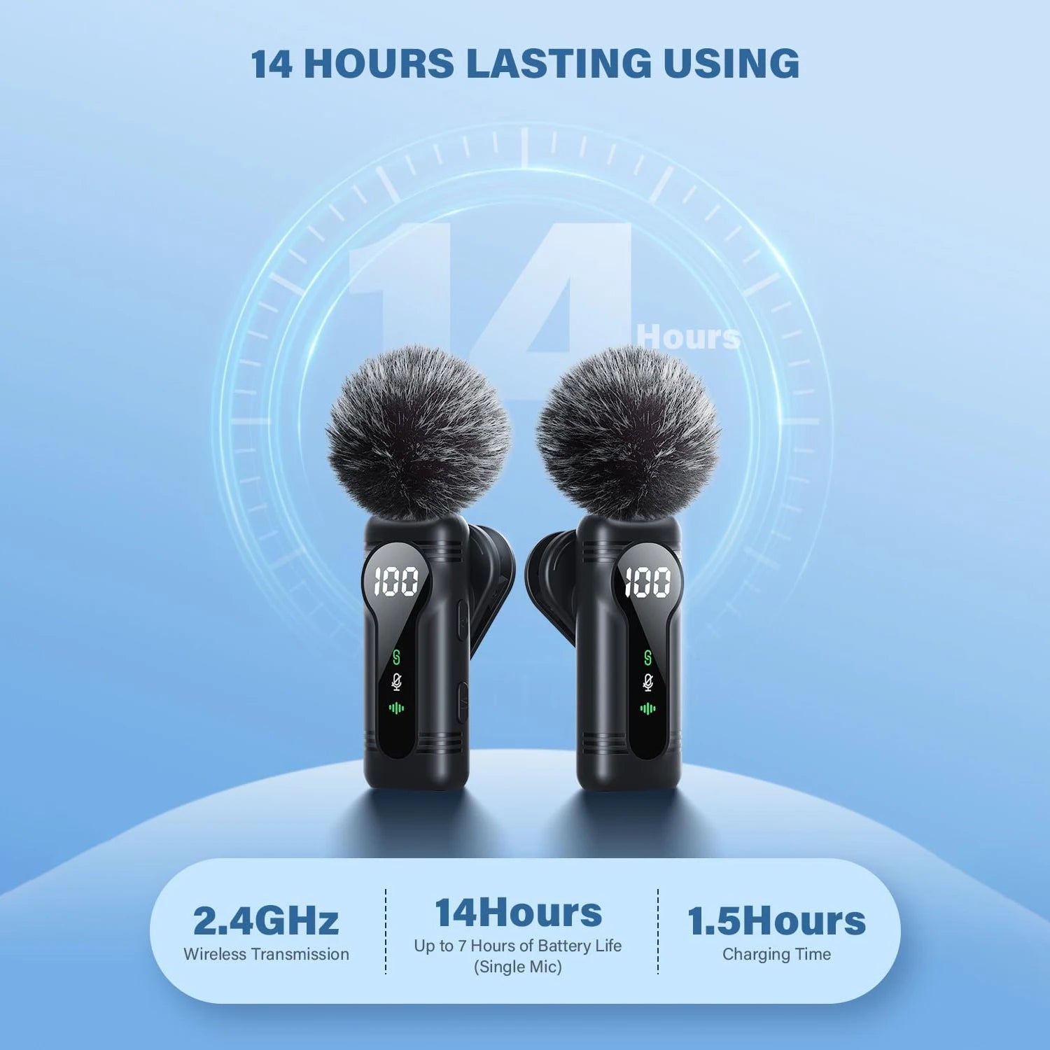 Tahnuhna Professional Wireless Lavalier Microphone - ElectronAge