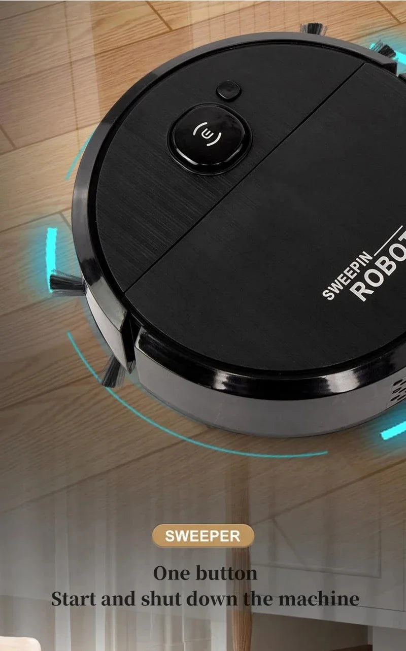 XMSJ 2026 3-in-1 Strong Suction Smart Sweeping Robot - ElectronAge