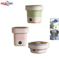 12L Mini Folding Washing Machine Bucket For Socks Underwear Panties Cleaning Portable Small Travel Household Washing Machine