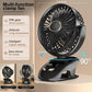 WO.Poblwc Small Desk Clip On Fan