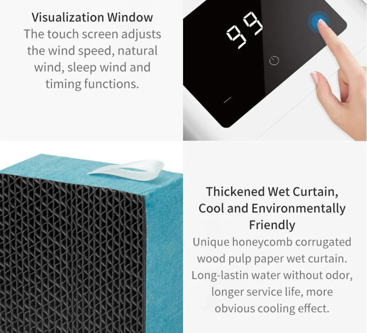 Zoeydam Portable Microhoo Mini Air Conditioner - ElectronAge