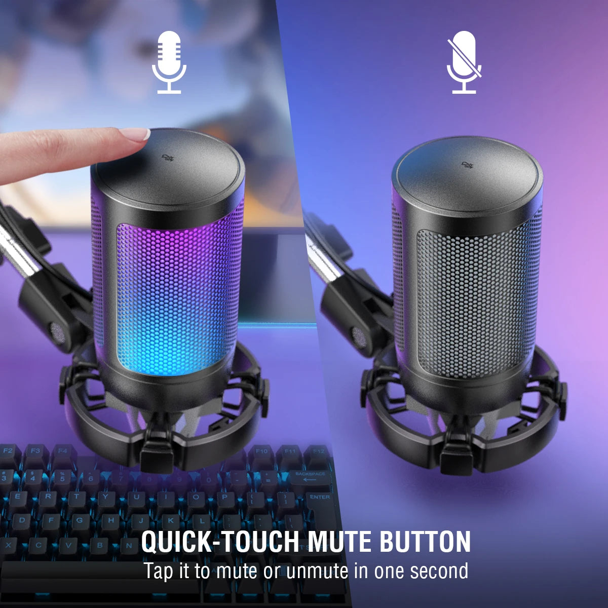 FIFINE USB Gaming Microphone Kit for PC - ElectronAge