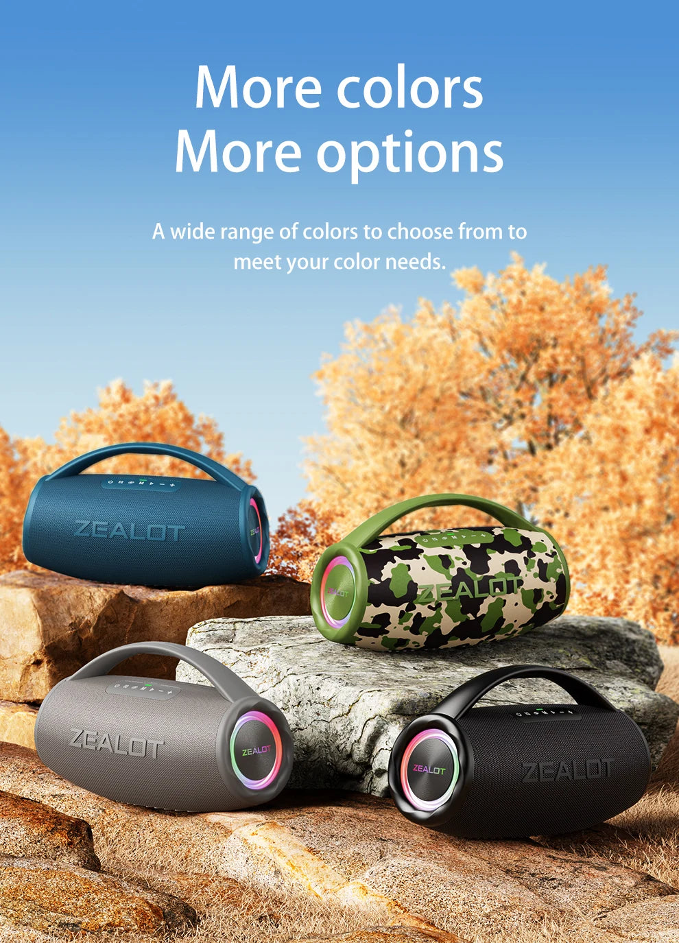 ZEALOT S97 80W Wireless speaker - ElectronAge