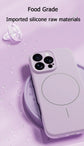Liquid Soft Silicone For Magsafe Wireless Charge Magnetic Case For iPhone 16 Plus 15 14 13 12 Pro Max 11 Cover