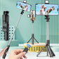 Roreta Portable Tripod Bluetooth Selfie Stick Retractable Multifunctional Phone Holde With Selfie light Wireless Remote