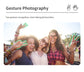 Selfie Stick Tripod Desktop Gimbal Stabilizer Face Tracking Fill Light 360 Rotation for Live Video Shooting Aluminum Alloy Q18
