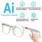 AI Translation Smart Glasses, photochromic lenses, support 160+ languages real-time translation, fashionable audio glasses.