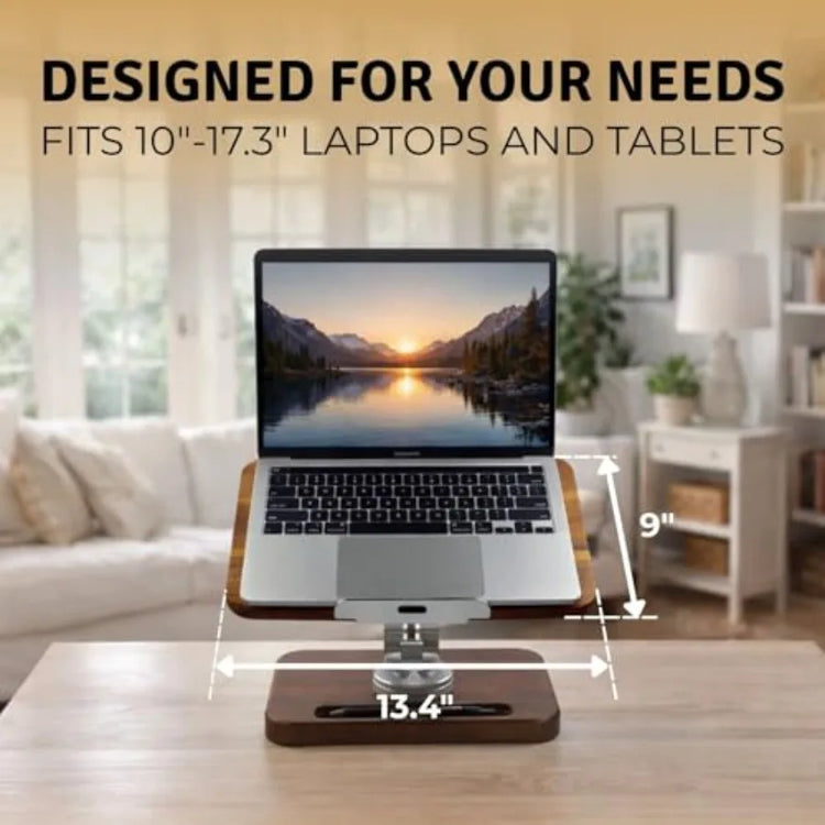 Birchline Wooden Laptop Notebook Stand - ElectronAge