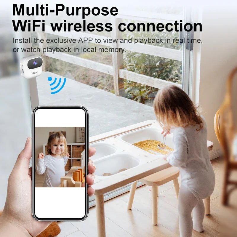 Mini Camera 1080P HD WiFi Smart Home Security - ElectronAge