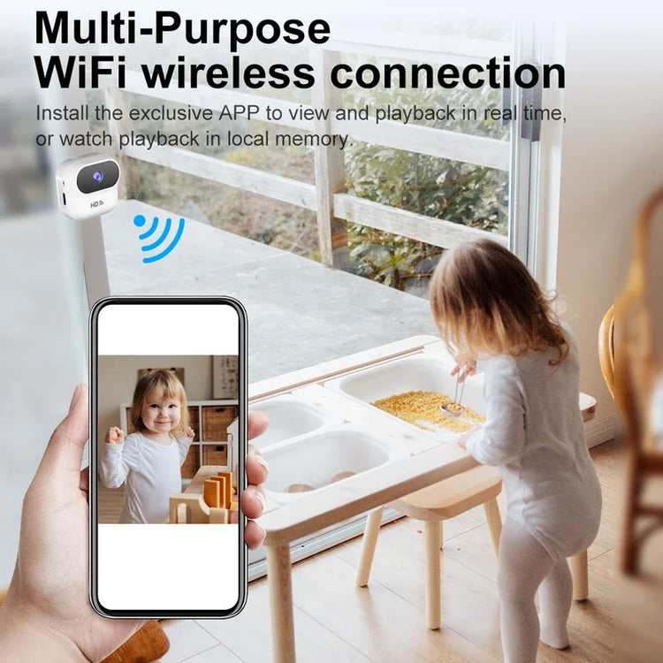 Mini Camera 1080P HD WiFi Smart Home Security - ElectronAge