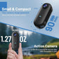 4K UltraHD POV Collar Cam Small Sports Camera Magnetic Necklace Pets Camcorder Mini Wireless WiFi Bodycam Recording Vlog Selfie