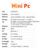 2026 Mini PC Windows 11 Pro Core i9 8950HK Portable Pc Gaming Computer 16GB RAM 512GB 1TB SSD WiFi 6 BT5.2 60Hz Desktop Pc Gamer
