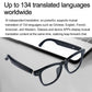 AI Translation Smart Glasses, photochromic lenses, support 160+ languages real-time translation, fashionable audio glasses.