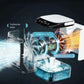 USB Portable Air Conditioner Fan Mini 3 Gears Home Desktop Cooling Fan LED Night Lamp Air Cooler for Room Office Camping 선풍기 - ElectronAge