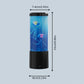 AeroLight Ocean Night Light with Floating Jellyfish - Aquarium Mood Lamp for Bedroom