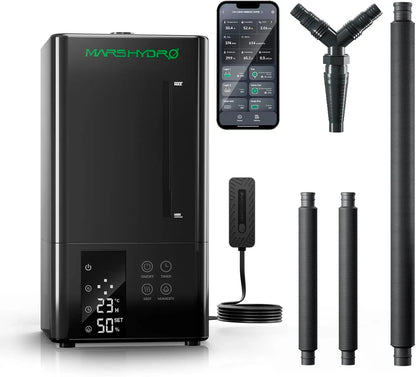 2026 New Plant Humidifier 6L, Adjustable Humidity, Timer, Ultrasonic Silent Operation for Grow Tent