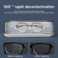 TINSOL 49KHZ High-Frequency Ultrasonic Cleaner 650ml Mini Vibration Cleaning Machine Suitable for Glasses Jewelry and Dentures