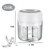 100ML/250ML Electric Meat Mincer Garlic Chopper - ElectronAge