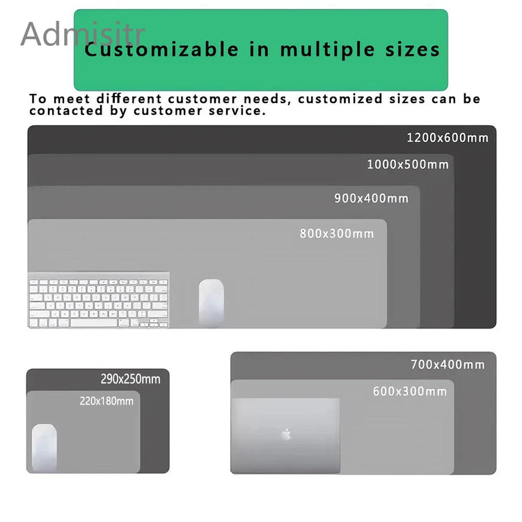 Admisitr XXL Desk Mat Black And White Strata Liquid Mousepad - ElectronAge