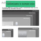 Admisitr XXL Desk Mat Black And White Strata Liquid Mousepad - ElectronAge