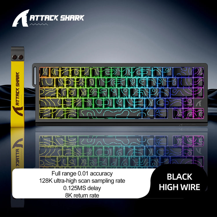 ATTACK SHARK X68HE Magnetic Keyboard - ElectronAge
