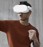 6000mAh VR Headset Charging Accessories for META Quest 2 One Button Retractable Easy Installation Balance&Comfort